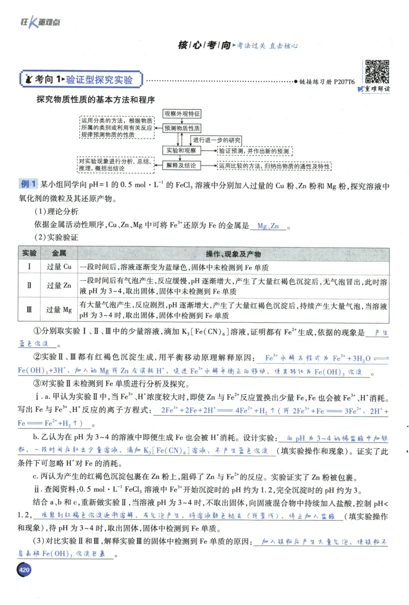 2026《高考必刷题&bull;化学合订本》狂K重难点_高中三年全科资料_高中_2026版高考《必刷题》合订本（数学、英语、物理、化学）（包含狂K+教学课件）