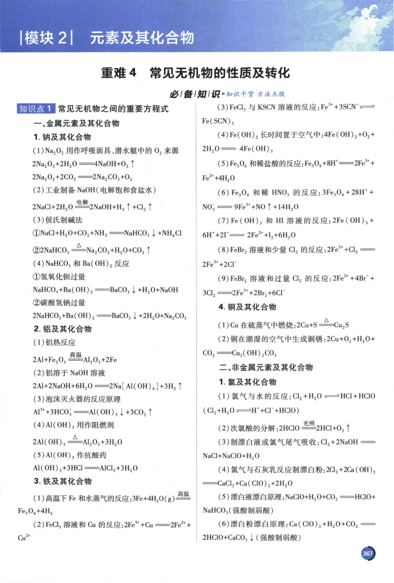 2026《高考必刷题&bull;化学合订本》狂K重难点_高中三年全科资料_高中_2026版高考《必刷题》合订本（数学、英语、物理、化学）（包含狂K+教学课件）