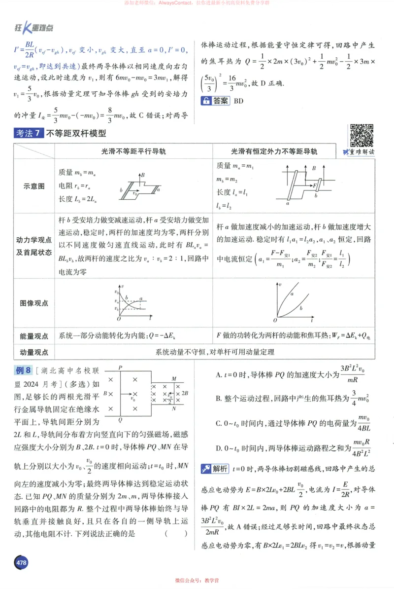 2026《高考必刷题&bull;物理合订本》狂K重难点_高中三年全科资料_高中_2026版高考《必刷题》合订本（数学、英语、物理、化学）（包含狂K+教学课件）
