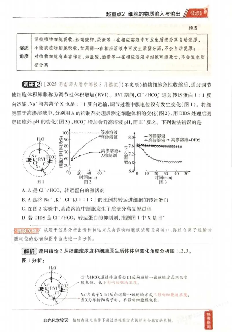 2026试题调研生物第一辑_高中三年全科资料_高中_高中1_2026版高考《试题调研》第1辑（高考超重点）9科全套