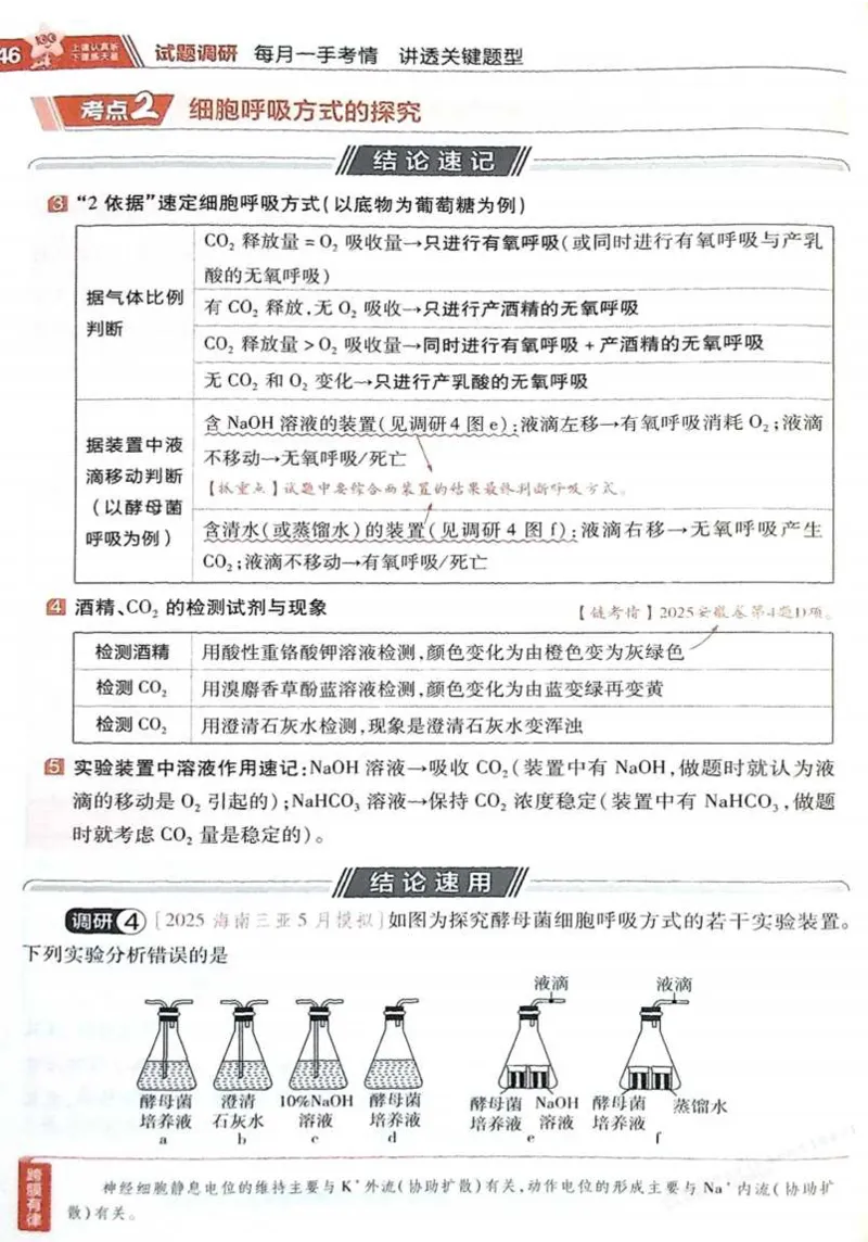 2026试题调研生物第一辑_高中三年全科资料_高中_高中1_2026版高考《试题调研》第1辑（高考超重点）9科全套
