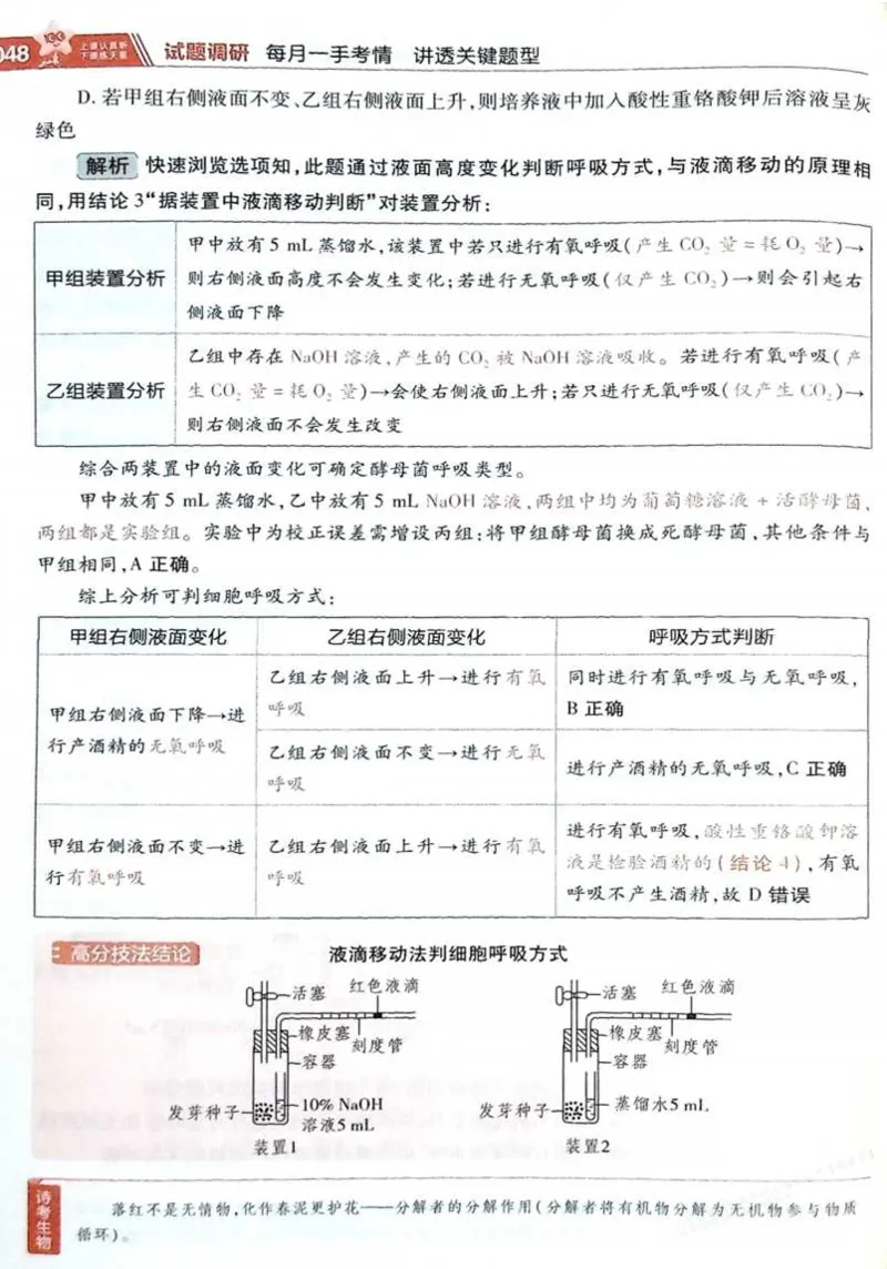 2026试题调研生物第一辑_高中三年全科资料_高中_高中1_2026版高考《试题调研》第1辑（高考超重点）9科全套