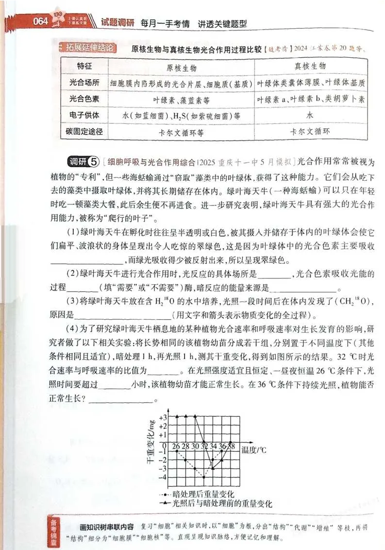2026试题调研生物第一辑_高中三年全科资料_高中_高中1_2026版高考《试题调研》第1辑（高考超重点）9科全套