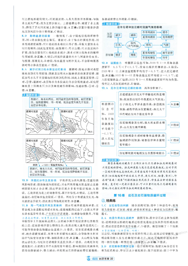3答案解析册新高考&middot;地理_高中三年全科资料_高中_2026版天星教育金考卷《小题狂练》9科全套_2026版金考卷小题狂练地理（新高考）