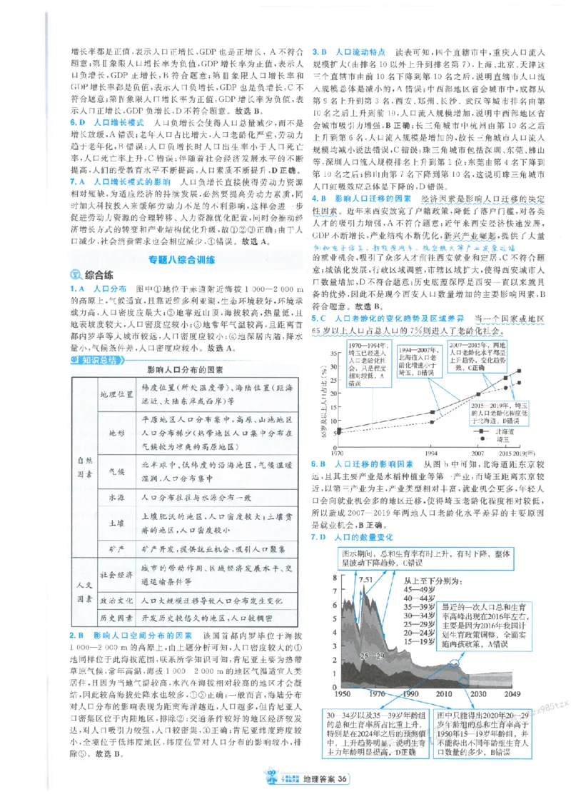 3答案解析册新高考&middot;地理_高中三年全科资料_高中_2026版天星教育金考卷《小题狂练》9科全套_2026版金考卷小题狂练地理（新高考）
