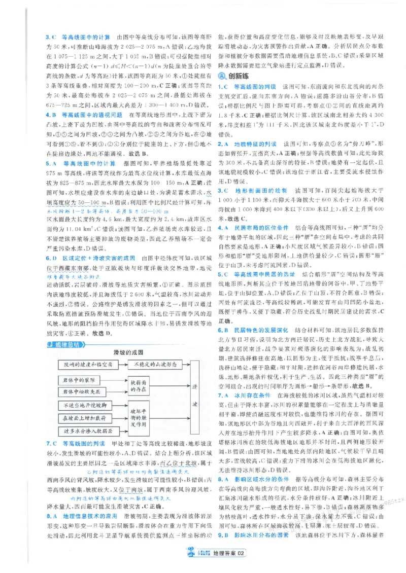 3答案解析册新高考&middot;地理_高中三年全科资料_高中_2026版天星教育金考卷《小题狂练》9科全套_2026版金考卷小题狂练地理（新高考）