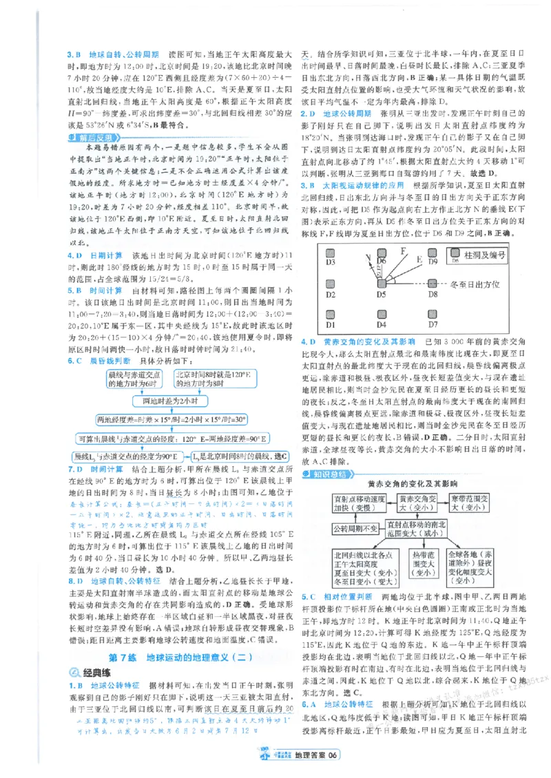 3答案解析册新高考&middot;地理_高中三年全科资料_高中_2026版天星教育金考卷《小题狂练》9科全套_2026版金考卷小题狂练地理（新高考）
