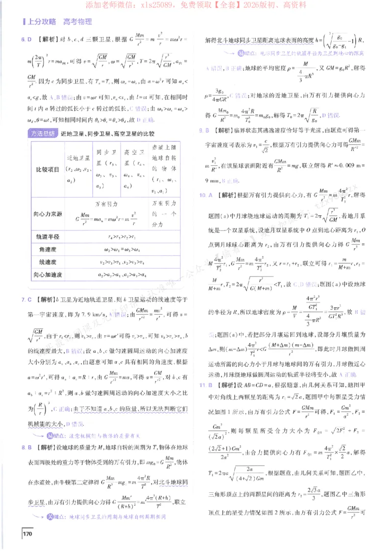 2026上分攻略物理上分解析_高中三年全科资料_高中_高中1_2026版高考《必刷题上分攻略》数物化生_2026版高考上分攻略物理