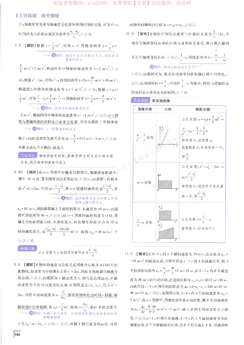 2026上分攻略物理上分解析_高中三年全科资料_高中_高中1_2026版高考《必刷题上分攻略》数物化生_2026版高考上分攻略物理