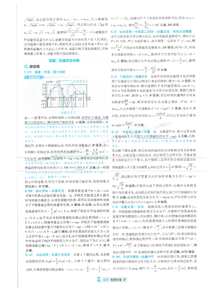 3答案解析册新高考&middot;物理_高中三年全科资料_高中_2026版天星教育金考卷《小题狂练》9科全套_2026版金考卷小题狂练物理（新高考）
