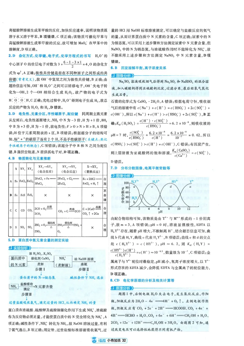 2小卷加练册新高考&middot;化学_高中三年全科资料_高中_2026版天星教育金考卷《小题狂练》9科全套_2026版金考卷小题狂练化学（新高考）