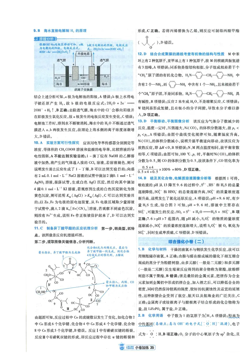 2小卷加练册新高考&middot;化学_高中三年全科资料_高中_2026版天星教育金考卷《小题狂练》9科全套_2026版金考卷小题狂练化学（新高考）