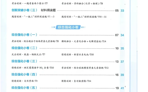 2小卷加练册新高考&middot;化学_高中三年全科资料_高中_2026版天星教育金考卷《小题狂练》9科全套_2026版金考卷小题狂练化学（新高考）