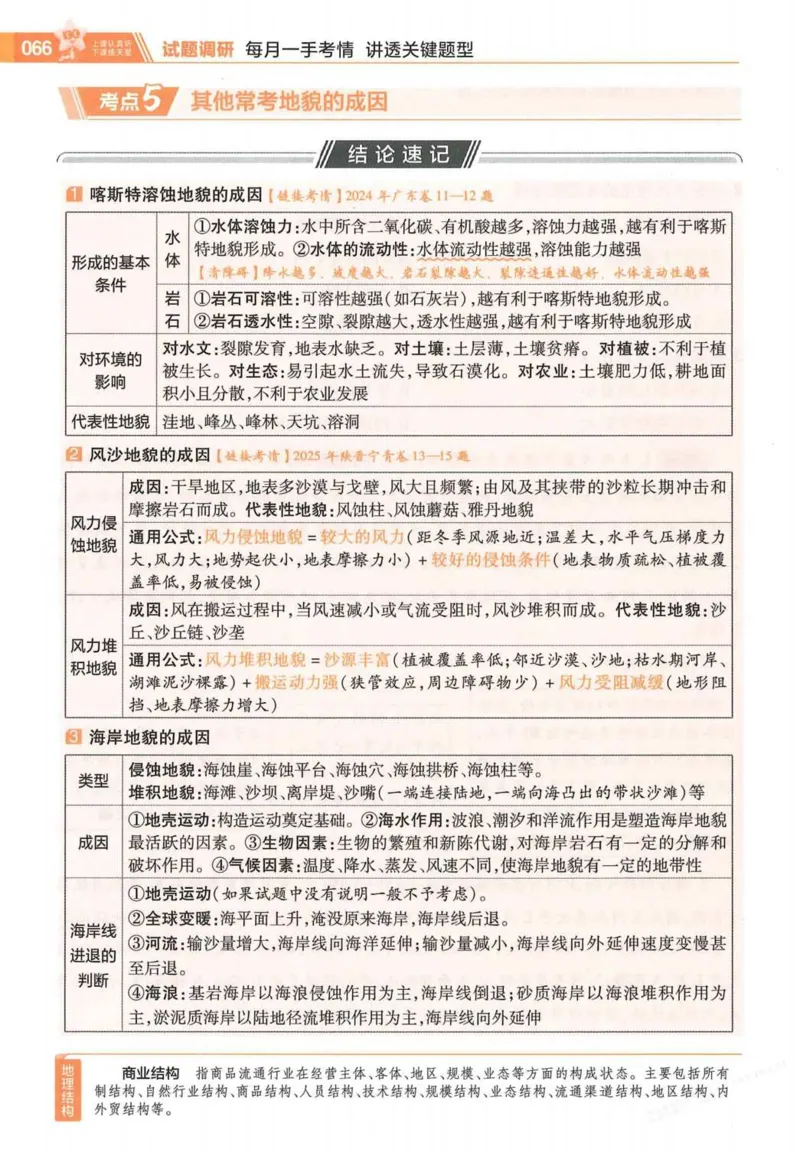 2026试题调研地理第一辑_高中三年全科资料_高中_高中1_2026版高考《试题调研》第1辑（高考超重点）9科全套