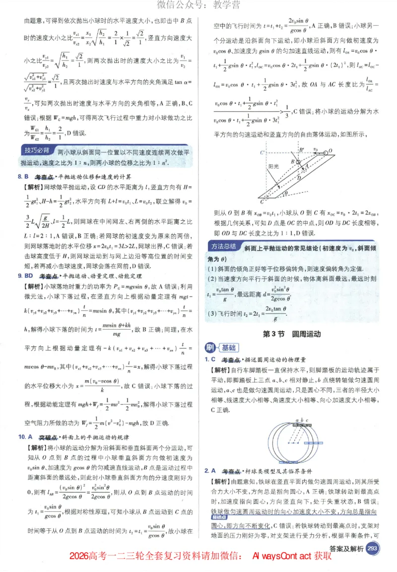 2026《高考必刷题&bull;物理合订本》深度解析_高中三年全科资料_高中_2026版高考《必刷题》合订本（数学、英语、物理、化学）（包含狂K+教学课件）