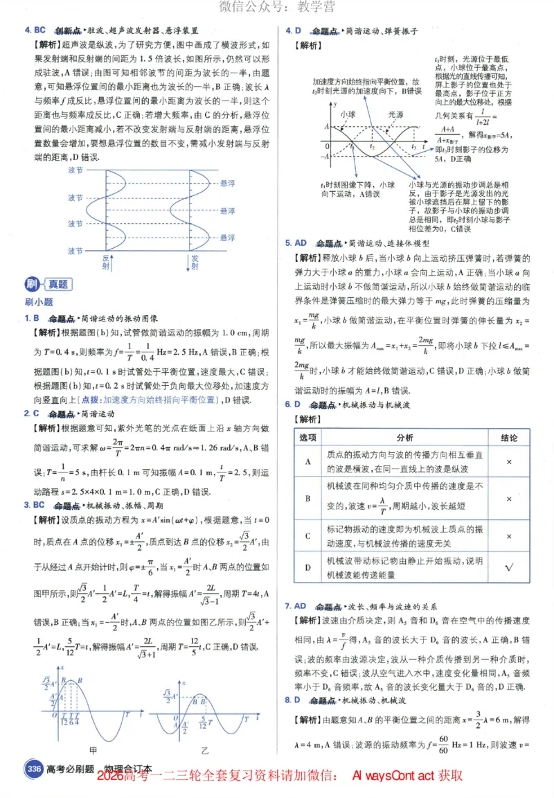 2026《高考必刷题&bull;物理合订本》深度解析_高中三年全科资料_高中_2026版高考《必刷题》合订本（数学、英语、物理、化学）（包含狂K+教学课件）