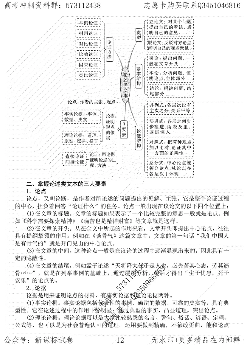 22语文考前指导-志愿卡_高中三年全科资料_高中_高中知识点整理_语文