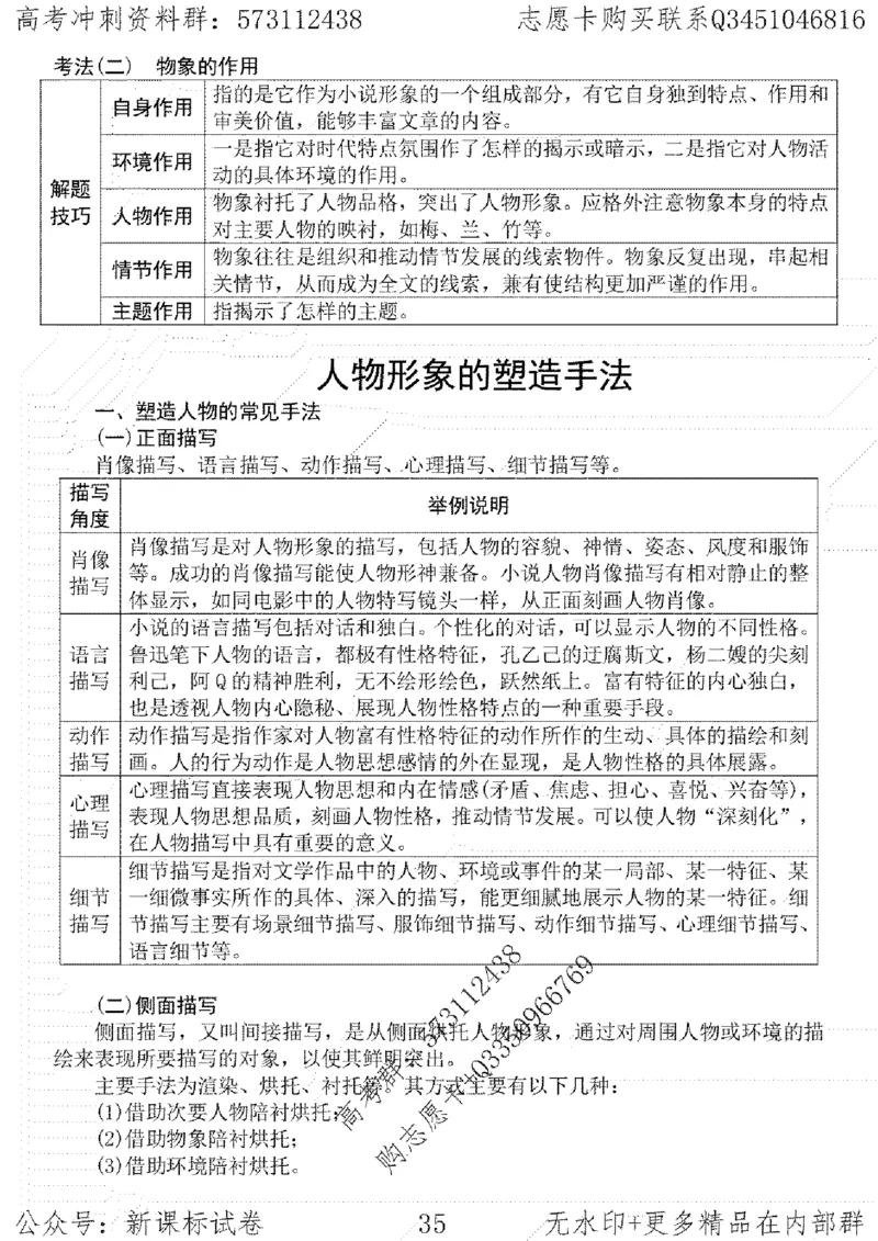 22语文考前指导-志愿卡_高中三年全科资料_高中_高中知识点整理_语文
