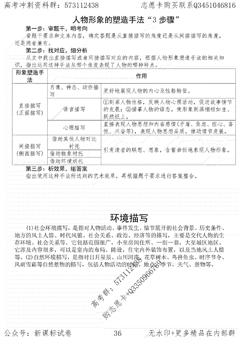22语文考前指导-志愿卡_高中三年全科资料_高中_高中知识点整理_语文