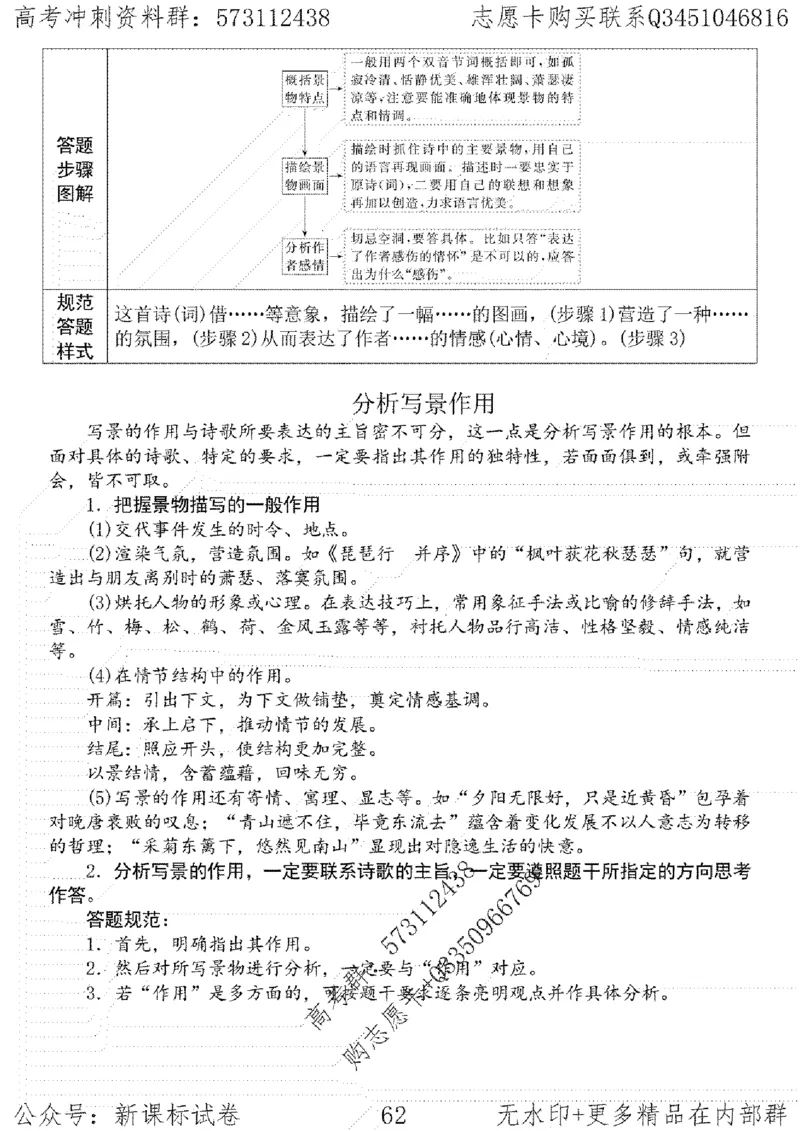 22语文考前指导-志愿卡_高中三年全科资料_高中_高中知识点整理_语文