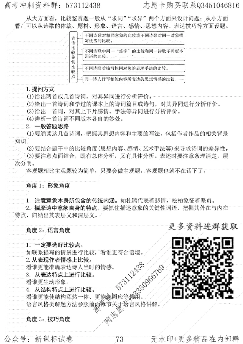 22语文考前指导-志愿卡_高中三年全科资料_高中_高中知识点整理_语文