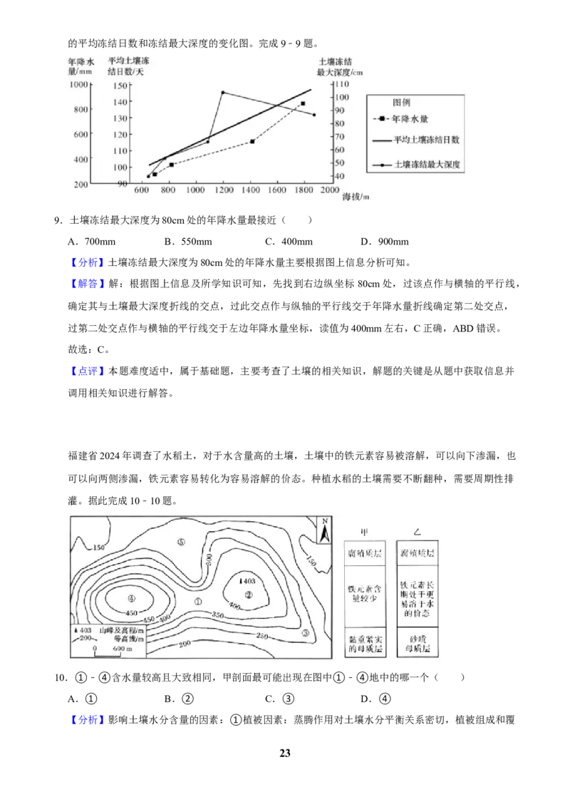 2025年菁优高考地理解密之土壤_中考押题2026《中考押题》系列（9科全套实时更新中）_2026版中考《菁优系列》趋势分析+押题密卷+抢分秘籍+模拟考试_0082025菁优高考解密汇编-地理