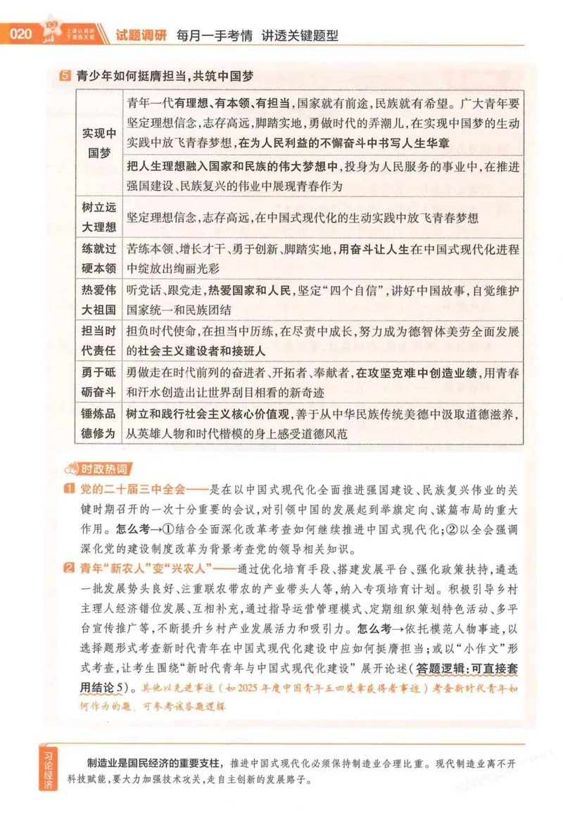 2026试题调研政治第一辑_高中三年全科资料_高中_高中1_2026版高考《试题调研》第1辑（高考超重点）9科全套