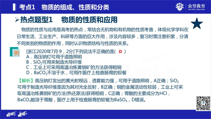22版600分考点700分考法化学_高中三年全科资料_高中_高中知识点整理_化学