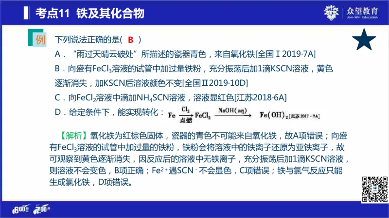 22版600分考点700分考法化学_高中三年全科资料_高中_高中知识点整理_化学