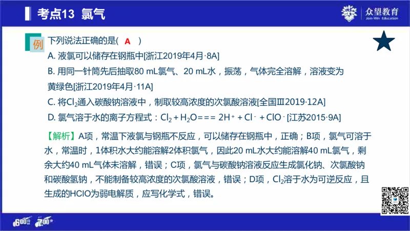 22版600分考点700分考法化学_高中三年全科资料_高中_高中知识点整理_化学