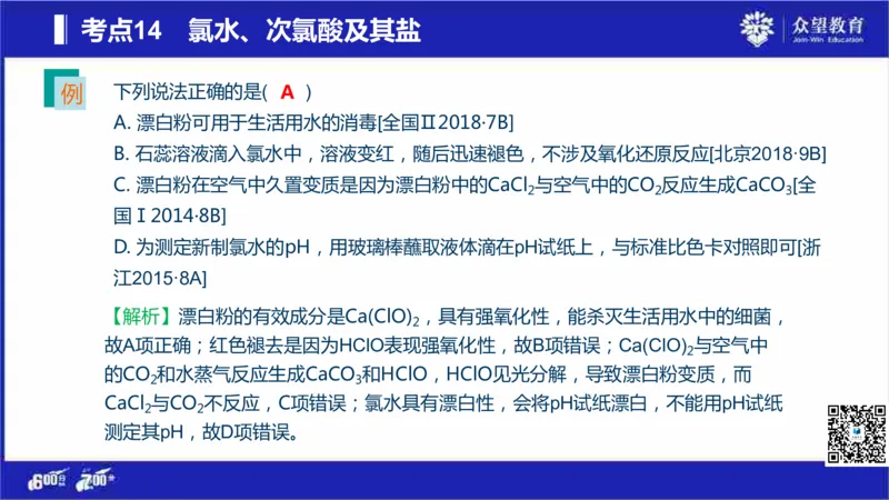 22版600分考点700分考法化学_高中三年全科资料_高中_高中知识点整理_化学