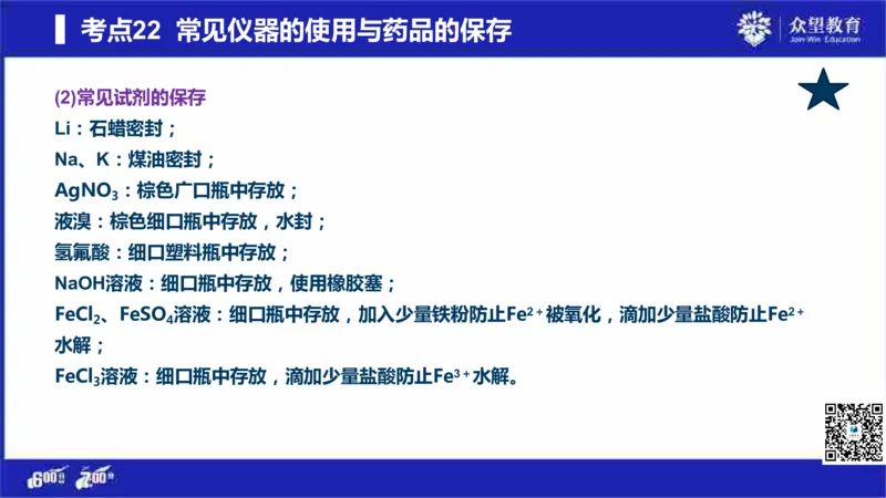 22版600分考点700分考法化学_高中三年全科资料_高中_高中知识点整理_化学