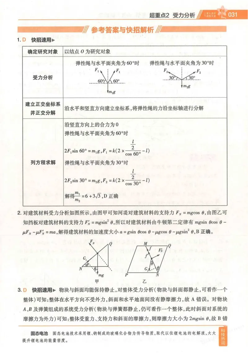2026试题调研物理第一辑_高中三年全科资料_高中_高中1_2026版高考《试题调研》第1辑（高考超重点）9科全套