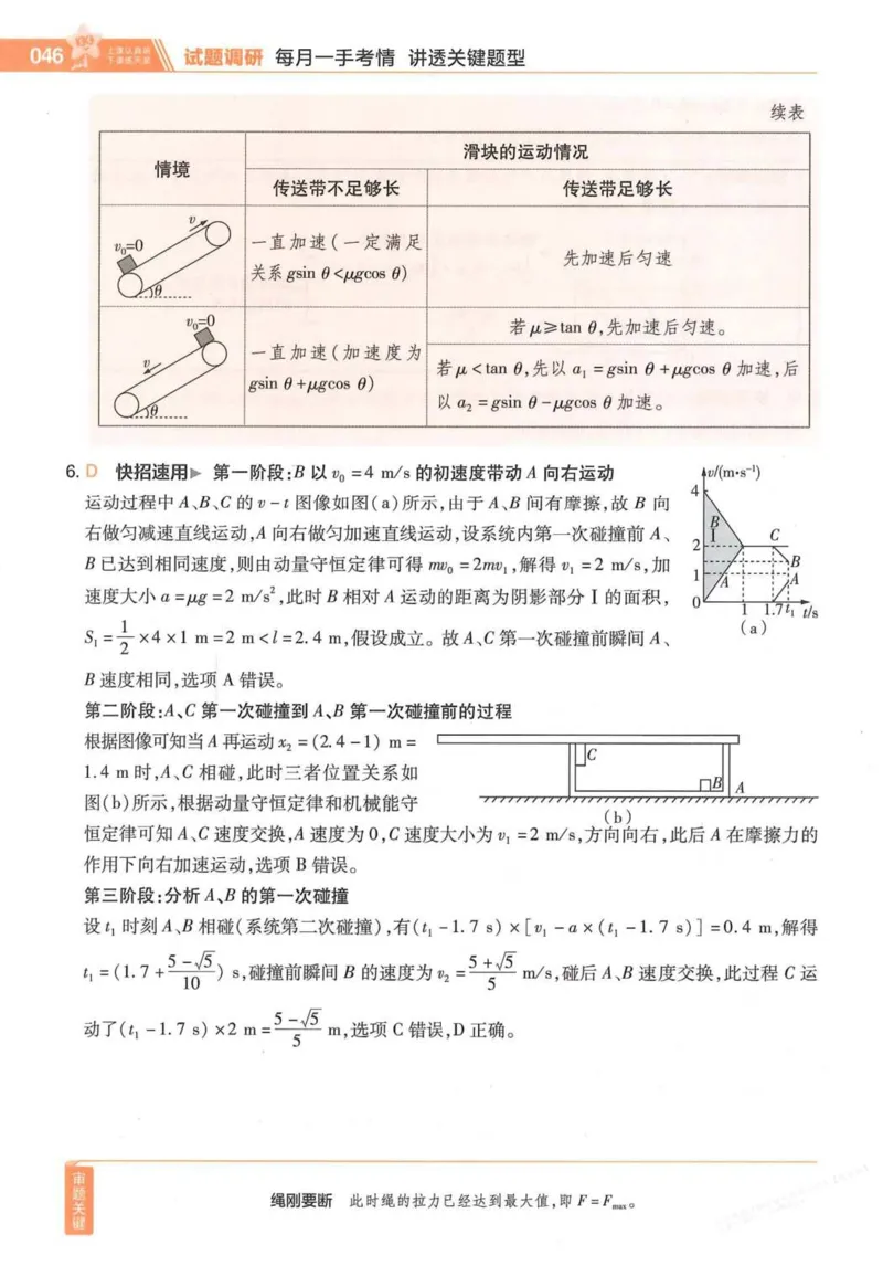 2026试题调研物理第一辑_高中三年全科资料_高中_高中1_2026版高考《试题调研》第1辑（高考超重点）9科全套