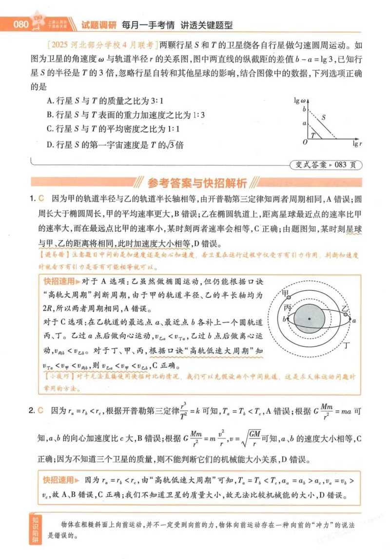 2026试题调研物理第一辑_高中三年全科资料_高中_高中1_2026版高考《试题调研》第1辑（高考超重点）9科全套