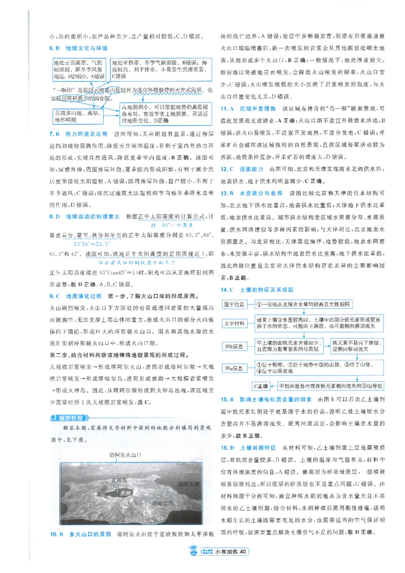 2小卷加练册新高考&middot;地理_高中三年全科资料_高中_2026版天星教育金考卷《小题狂练》9科全套_2026版金考卷小题狂练地理（新高考）