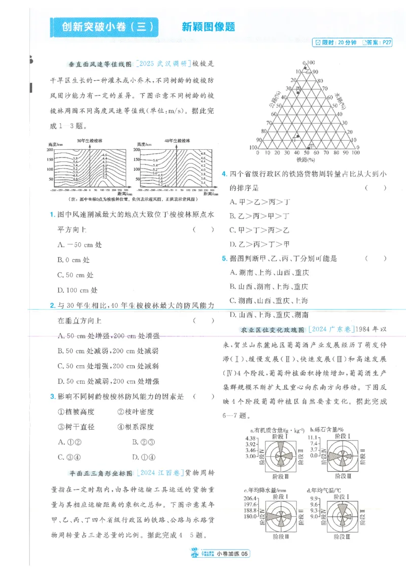 2小卷加练册新高考&middot;地理_高中三年全科资料_高中_2026版天星教育金考卷《小题狂练》9科全套_2026版金考卷小题狂练地理（新高考）