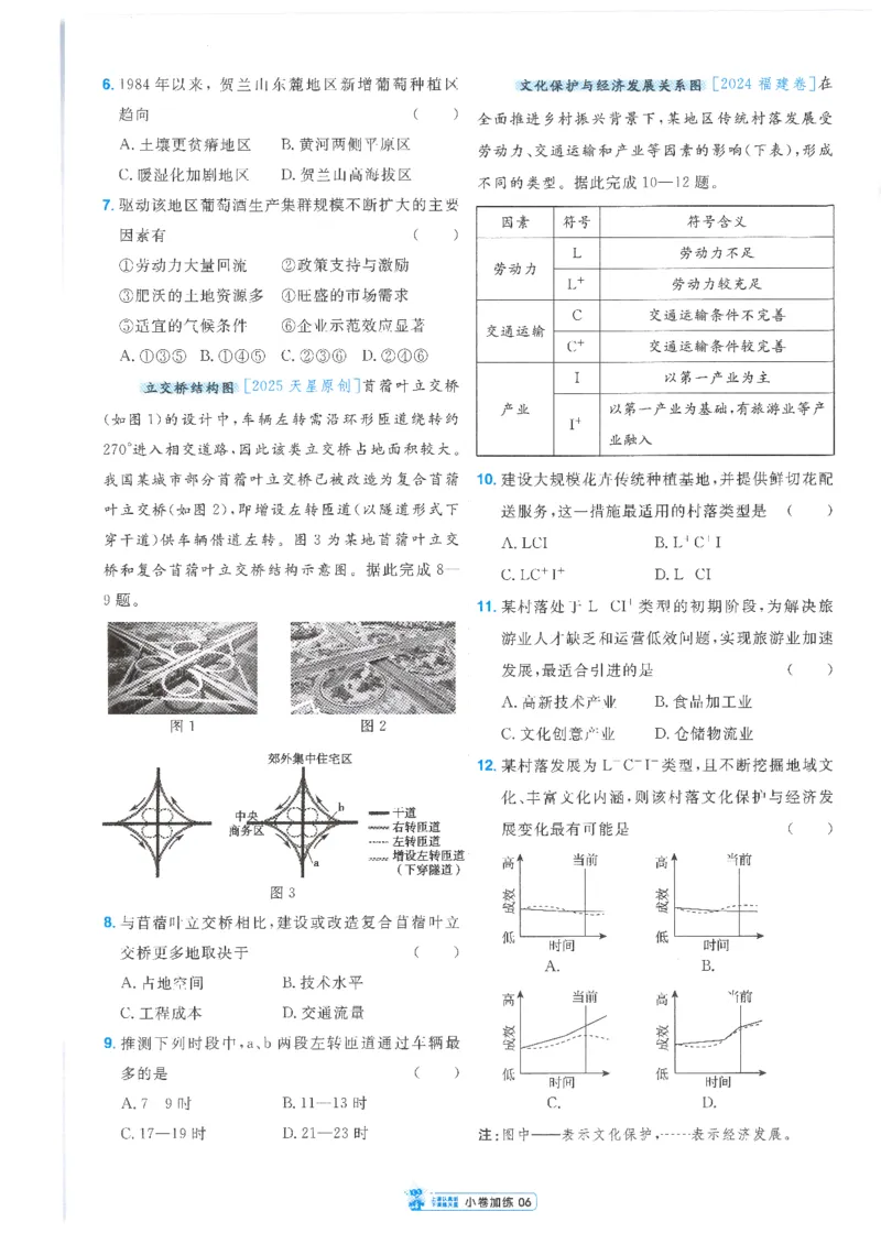 2小卷加练册新高考&middot;地理_高中三年全科资料_高中_2026版天星教育金考卷《小题狂练》9科全套_2026版金考卷小题狂练地理（新高考）