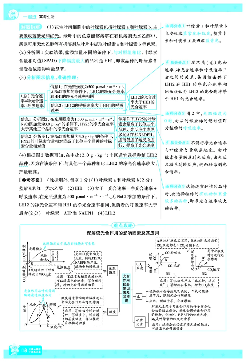 2026《高考生物&bull;一遍过合订本》拆解重难题_高中三年全科资料_高中_高中1_2026版高考《一遍过》高考合订版（理科全套）_2026《高考生物&bull;一遍过合订本》