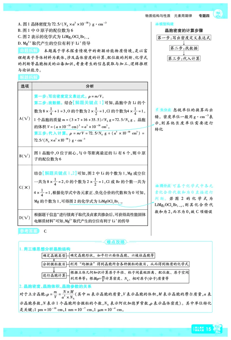 2026《高考化学&bull;一遍过合订本》拆解重难题_高中三年全科资料_高中_高中1_2026版高考《一遍过》高考合订版（理科全套）_2026《高考化学&bull;一遍过合订本》