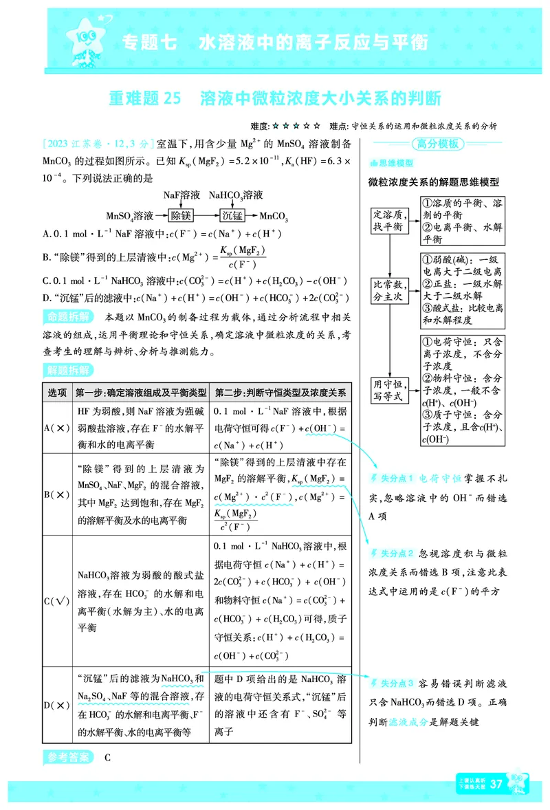 2026《高考化学&bull;一遍过合订本》拆解重难题_高中三年全科资料_高中_高中1_2026版高考《一遍过》高考合订版（理科全套）_2026《高考化学&bull;一遍过合订本》