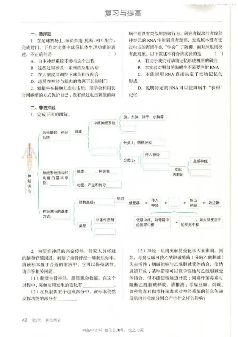 3新教材高中生物选择性必修1《稳态与调节》_高中三年全科资料_高中各科课本电子教材_06高中生物课本_人教版-生物课本