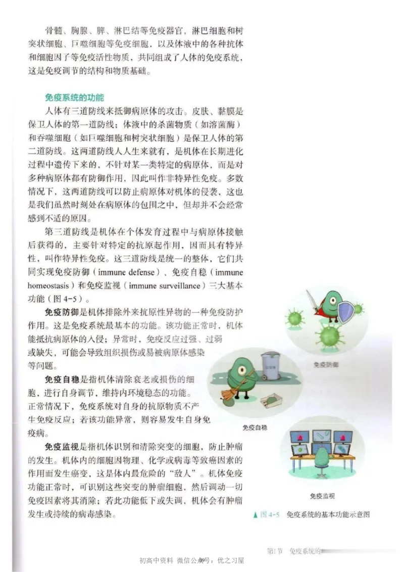 3新教材高中生物选择性必修1《稳态与调节》_高中三年全科资料_高中各科课本电子教材_06高中生物课本_人教版-生物课本