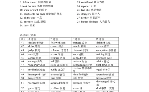 2023全国1卷完形填空_完形填空真题精练c