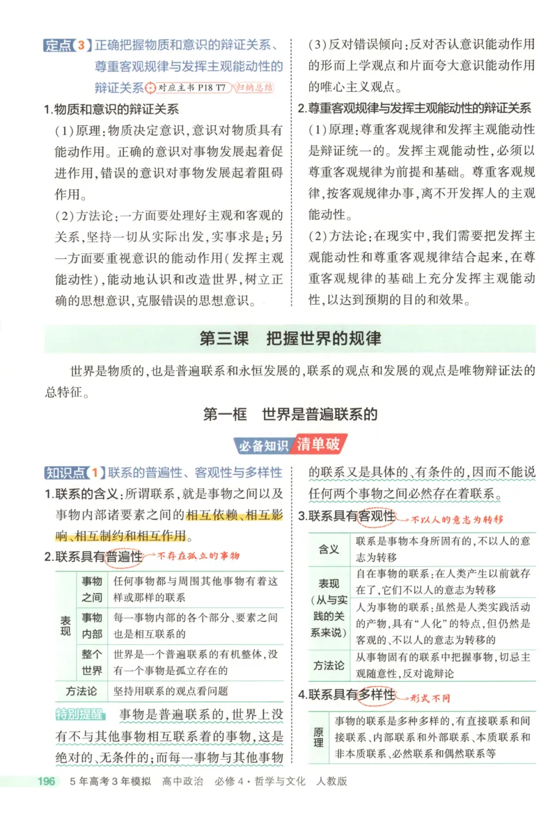 53同步政治必修4疑难破(1)_高中三年全科资料_高中_高中1_2026版高中《5高考3年模拟》同步版（9科必修+选修）（人教）_2026《高中53同步练习》政治必修四