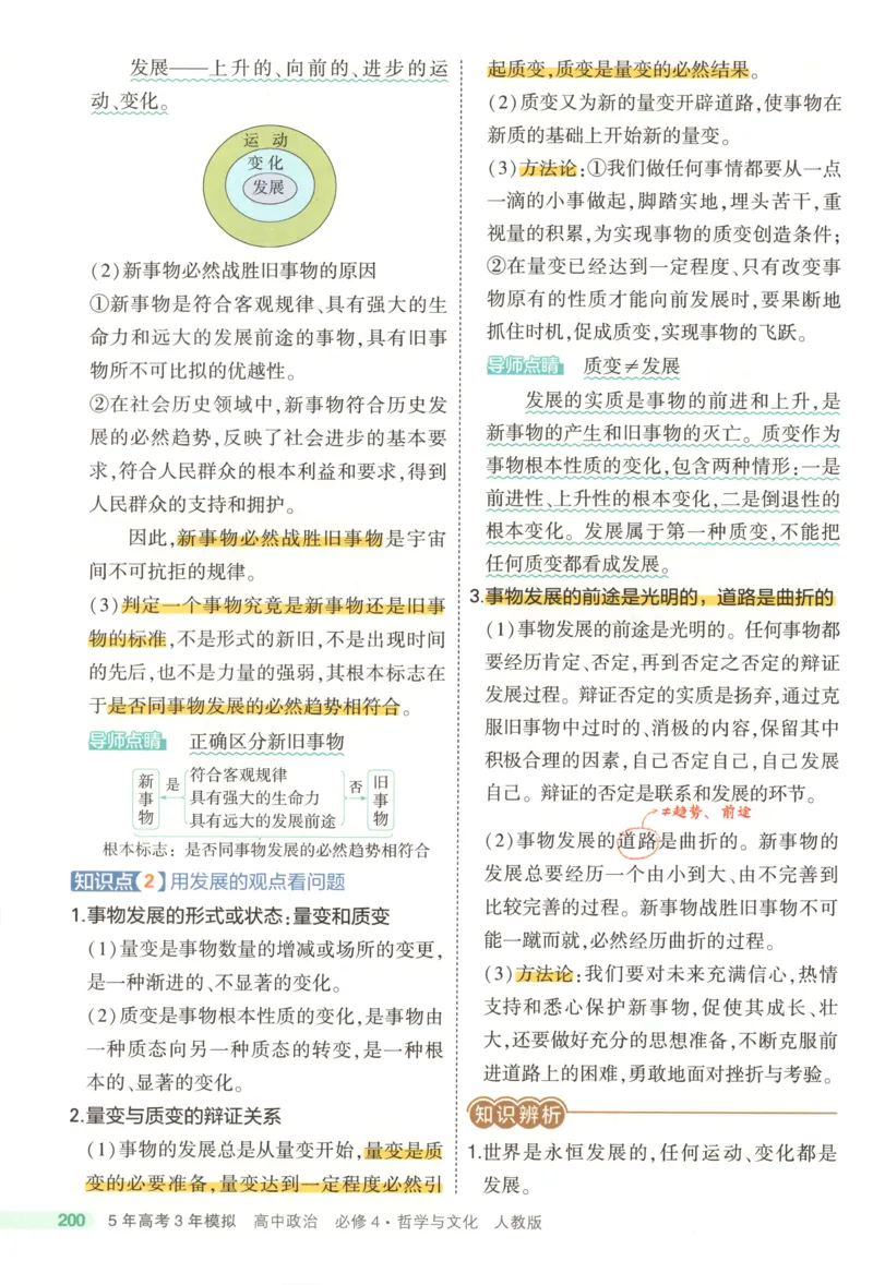 53同步政治必修4疑难破(1)_高中三年全科资料_高中_高中1_2026版高中《5高考3年模拟》同步版（9科必修+选修）（人教）_2026《高中53同步练习》政治必修四