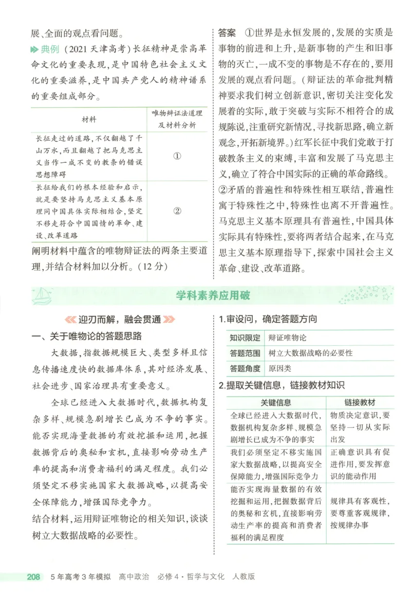 53同步政治必修4疑难破(1)_高中三年全科资料_高中_高中1_2026版高中《5高考3年模拟》同步版（9科必修+选修）（人教）_2026《高中53同步练习》政治必修四