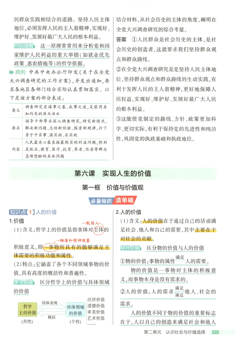 53同步政治必修4疑难破(1)_高中三年全科资料_高中_高中1_2026版高中《5高考3年模拟》同步版（9科必修+选修）（人教）_2026《高中53同步练习》政治必修四