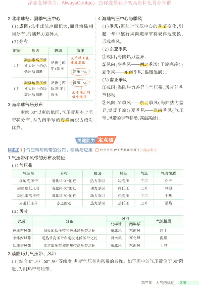53同步地理选修1RJ疑难破_高中三年全科资料_高中_2026《高中53同步练习》地理选修一RJ
