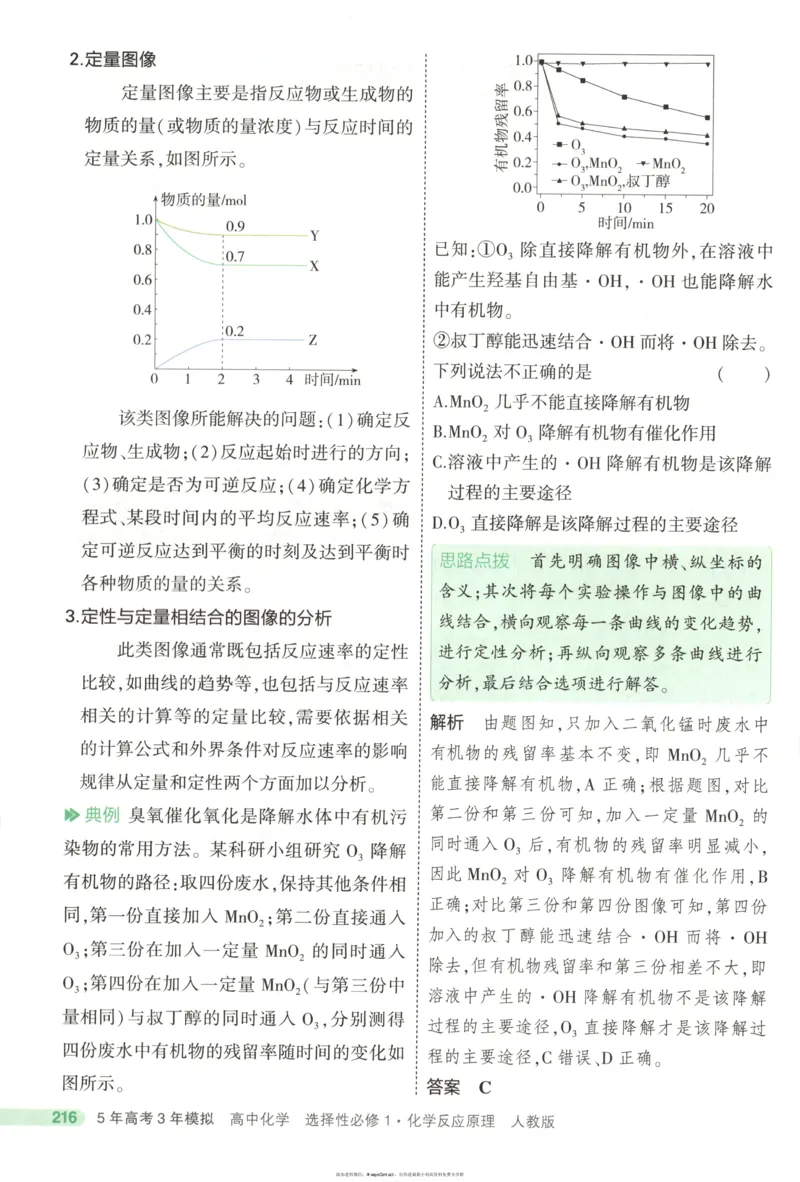 53同步化学选修1RJ疑难破_高中三年全科资料_高中_2026《高中53同步练习》化学选修一RJ